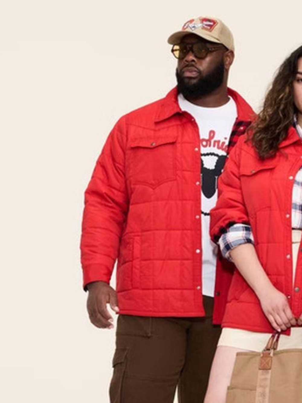 WOOLRICH x TARGET Red Western Quilted Shacket Jacket 4XL Tall NEW $65